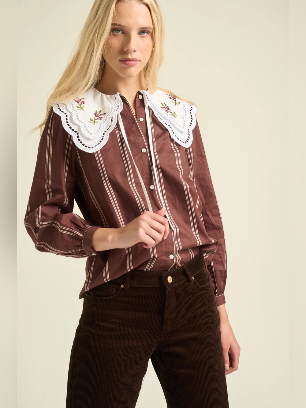 Sonmer Daphne Blouse Chocolate